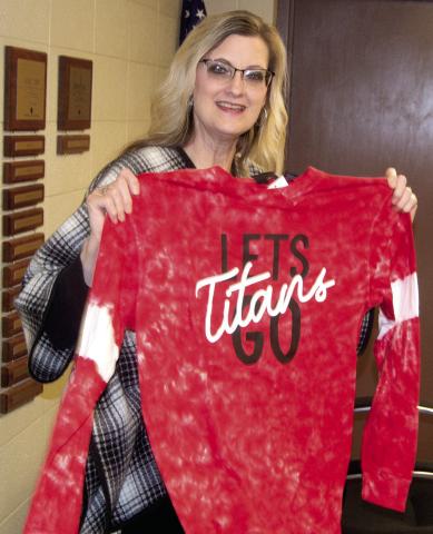 USD 493 Clerk Susan Wells finished her final board meeting Monday night before retirement. Wells began her career her senior year of high school when she worked as a student clerk. She has been an employee for 41 years. The board presented her with commemorative shirt and had a retirement cake following the meeting.
