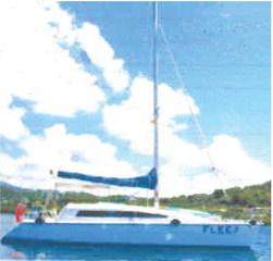 Retirement is lifelong vacation in catamaran