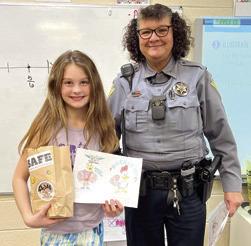 Highland, Central participate in student safety coloring contest