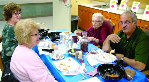 Family and friends were invited to join residents of Columbus Medicalodges for a Christmas meal.