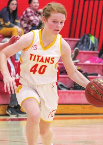 Bentley Townsend and the Lady Titan Seventh Grade Basketball Team will be playing for third place in the CCCJ League Tournament, Thursday at Girard against Galena. Tip-off will be at 4 p.m. The Central Eighth Grade Team will play for third at 5 p.m. against St. Mary’s-Colgan.
