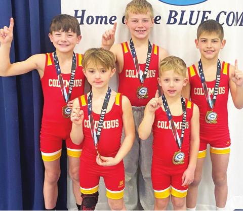Five Titan Wrestlers win Gold