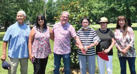 Ceremony held at Johnston Public Library to honor Charles Button