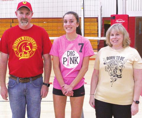 Lady Titan Volleyball hosts Senior Night
