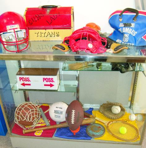 The Columbus Museum has a number of Titan items on display. Drop by during the All School Reunion and take a trip down memory lane or learn some history of former students and school activities.