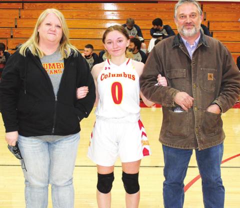Lady Titan basketball recognizes seniors