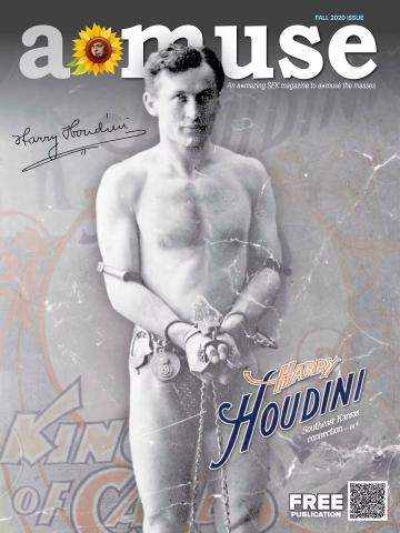 Magazine cover featuring Harry Houdini.