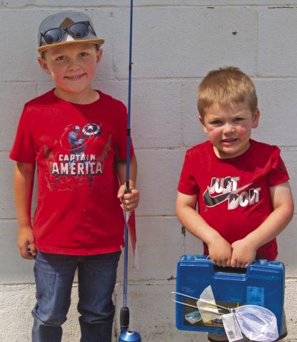 Harrison Duley placed first in fishing and second in casting at the Sportsmens Association fishing tournament. Waylon Wells placed second in fishing.