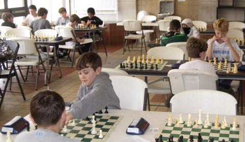 The Columbus Junior High School Chess team competed in the recent tournament. This is the first time in several years Columbus has had enough participants to field a junior high team. The Chess Team sponsor is Buddy Derfelt and they play their matches on Saturday.