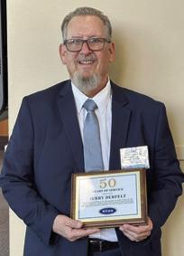 Derfelt recognized for 50 years as funeral director