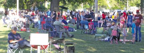 The City Park was a busy place Saturday as the Freedom Fest sponsored by the Columbus Fire Department had a full evening of events leading up to the fireworks.