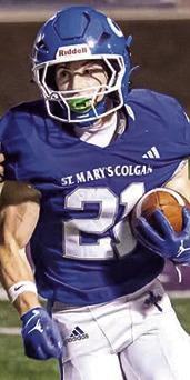 Klayton Adamson, All-CNC League unanimous First Team selection from St. Mary’s-Colgan, represented the league in the 2026 Kansas Shrine Bowl, June 27th in Emporia. Photo by John Keck.