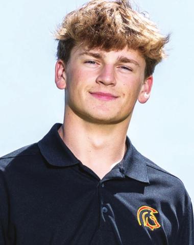 Titan Junior, Mack Kirk, earned All-CNC League honors by placing sixth in the individual league standing through six league tournaments played throughout the season. Mack had a combined scorecard total of 551.