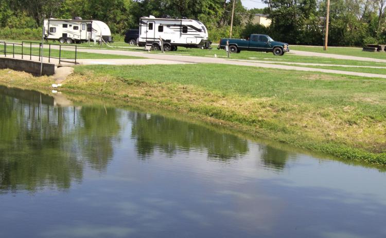 Local residents are familiar with the pond at the VFW Park