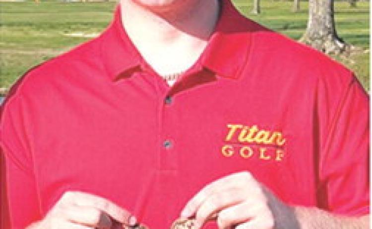 Titan Senior, Kanyen Smith, placed third in the Baxter Springs Invitational Golf Tournament, Monday, at the Baxter Springs Golf Club. Smith placed third at Frontenac last week to hold his place near the top of the CNC League Standings for the season. Courtesy photo.