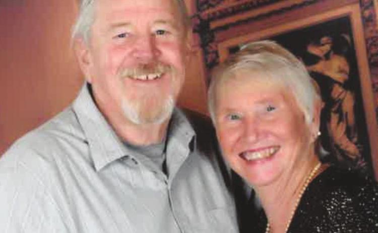 John and Vicky Johnson will celebrate their 25th wedding anniversary August 22. They celebrated with a trip, visiting several European countries. Courtesy photo.