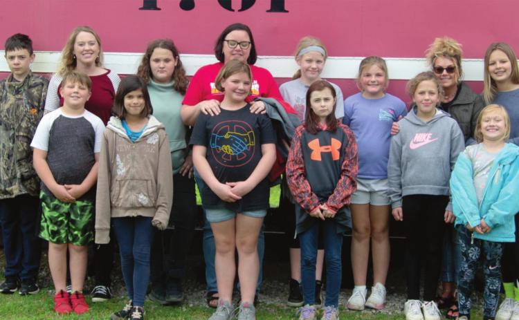 Students from Central School in Columbus went to tour the city’s Museum earlier this month. The group stopped to admire the box car in front of the building. Pictured above are (Back row) Ty Anderson, Garrett Walker, Teacher Mashea Shultz, Madyson Graham, Lindsay Lloyd, Lydia Wilkins, Piper Cain, Becky Crystal, Keliah Cooper, Neaveh Doherty. (Front row) Hunter Shultz, Emily Soto, Chloe Lloyd, Alexus Lawson, Hannah Major and Lexie Webb. Photo by Jacob Spencer.