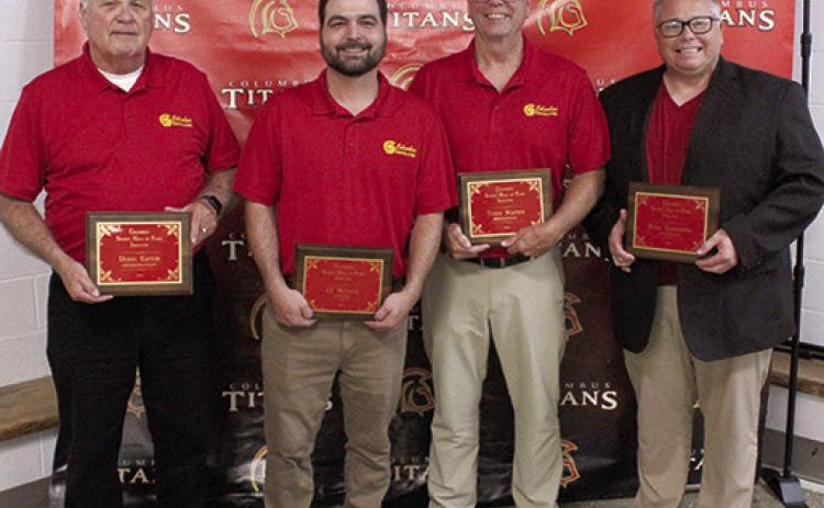 Four former Columbus Unified High School Athletes