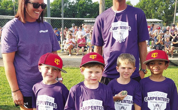 Cal Ripken Tee-Ballers attend closing ceremony