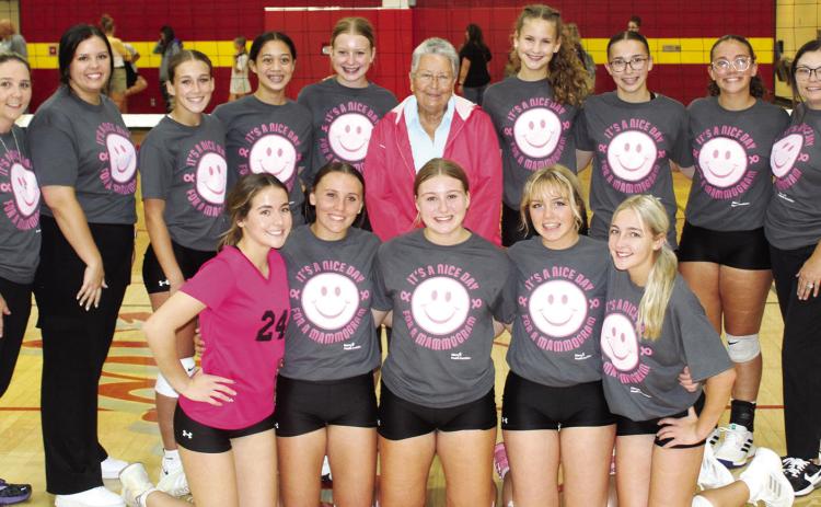 CUHS hosts volleyball pink out