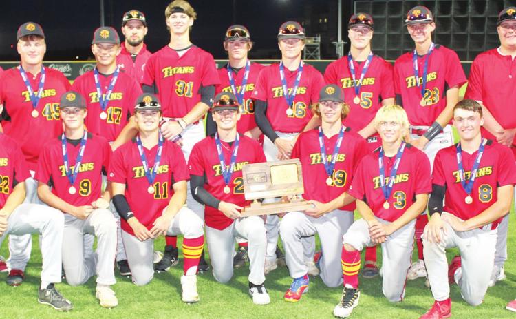 Titans 3A State Baseball runner-up