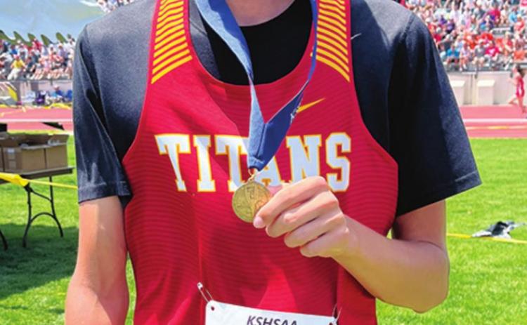 Kolt Ungeheuer, Titan Junior, won the Kansas Class 3A State High Jump Championship with a leap of 6’8” in Wichita, Saturday. Kolt and the Titan Baseball Team took second in the Class 3A Tournament, Friday in Manhattan where he hit a home run in the championship game.