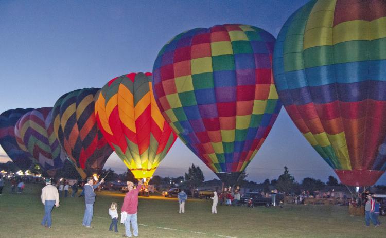 Balloon glows offer a spectacular site to those in attendance. They light up the night sky with an array of bold colors.