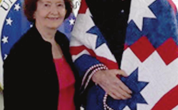 Bob Abbott was recently presented a Quilt of Valor in recognition of his military service. He was accompanied by his wife Phyllis on the occasion.