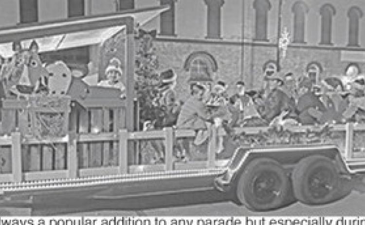Floats are always a popular addition to any parade,but especially during the annual Columbus Christmas parade.