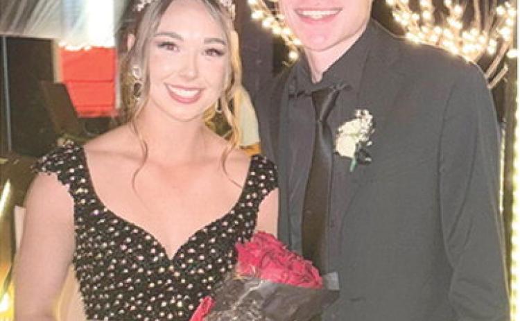 Alexa Price and Keaton Bales were named Prom Queen and King at Riverton High School’s prom. Courtesy photo.
