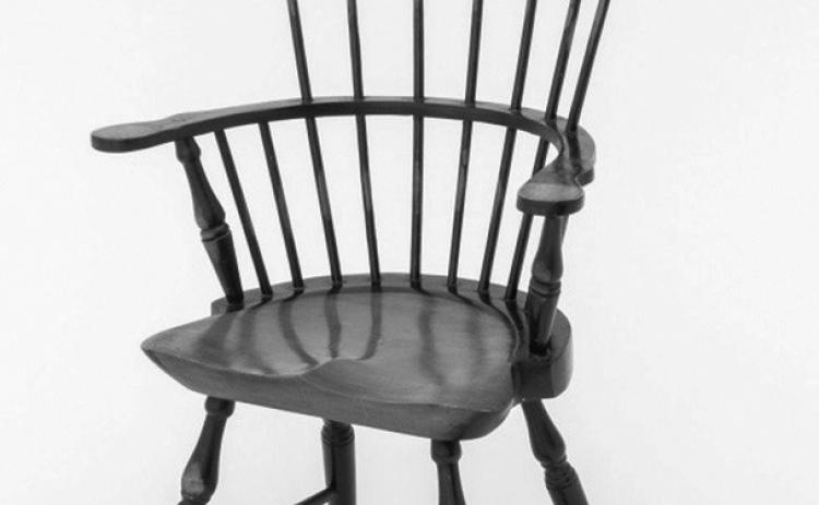 American Windsor chairs have been made in many sizes and shapes since the colonial years. As a salesman sample, this piece probably dates to about the turn of the 20th century. Photo Credit: Auctions at Showplace (c) 2026 by Cowles Syndicate Inc.