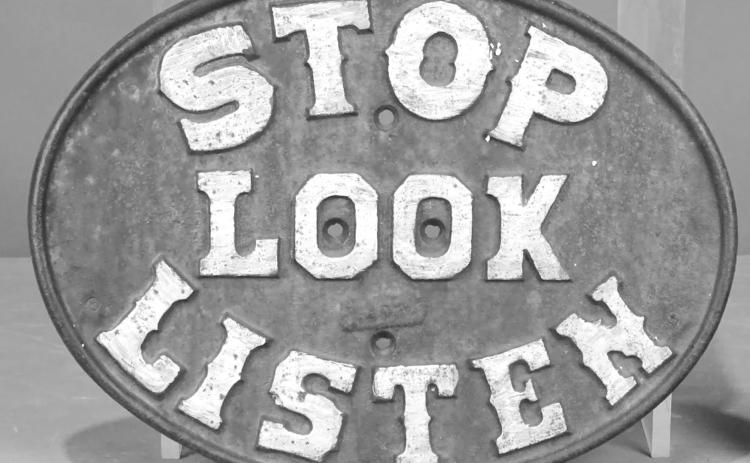 Earliest safety precaution signs were simple in design