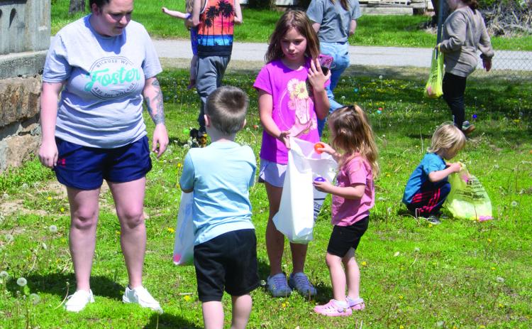 The hunt for Easter eggs got an early start in Weir. Youngsters headed to the Weir park April 12 for the first hunt of the season.