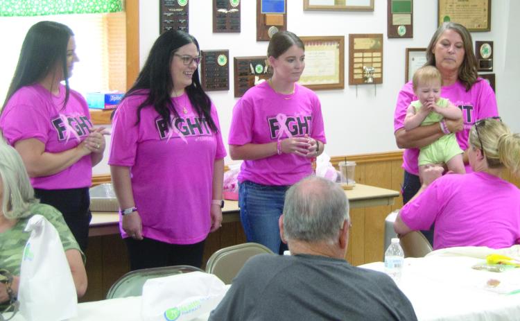 Family and friends of Emily Popejoy helped plan and organize a pulled pork fundraiser at the Columbus 4-H Building July 13. Popejoy, 28, was recently diagnosed with an aggressive type of breast cancer. Funds will be used for treatment and travel expenses.
