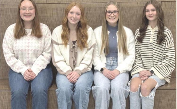 Homecoming for Rierton High School will be Friday. Queen candidates include senior Aprilia Elliot, junior Addyson Wheeler, sophomore Rylee Turner and freshman Alison Martin.The annual Senior chili feed this Friday. Serving starts at 5 p.m. in the MPAC commons area. Adults 8$ children (under 12) $5 for a bowl of chili or Frito chili pie, drink, and dessert. Child four-10; Adult 11 and up. Children under three are free. All proceeds go toward Senior Trip in May. Courtesy photo.