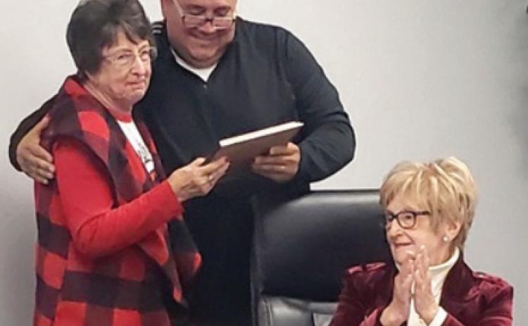 Baxter school board recognizes Kirkpatrick