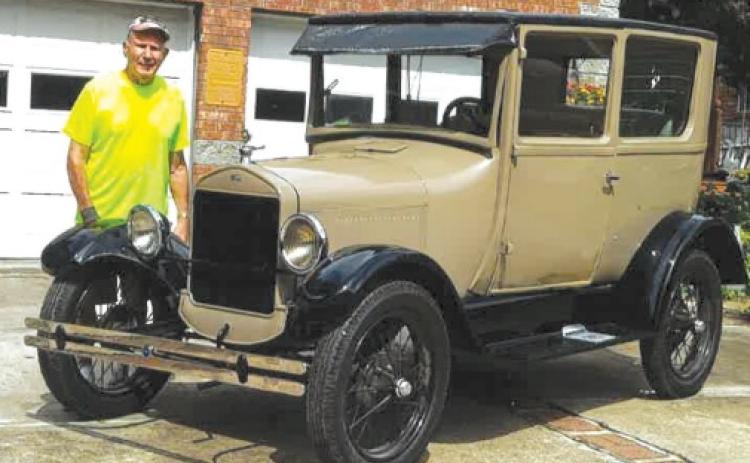 McCormick restores his first car, a Model T