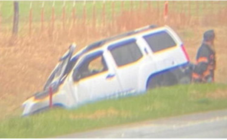 Just before 10 a.m. Thursday morning two cars collided head-on five miles west of Columbus on US 160. Alan D. Christmas, Scammon died at the scene. Courtesy photo.