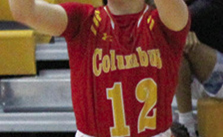 Lady Titan Junior, Ava Harman, shoots for three points, in the non-conference road win over the Lady Golden Tornados, Monday, in Coffeyville.