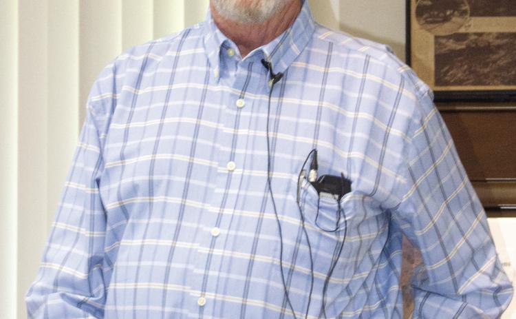 David Wallace presented his final program Sunday on the mining industry in Southeast Kansas. He featured Weir and West Mineral in displays and had speakers talk on the mining history of northern Cherokee County.