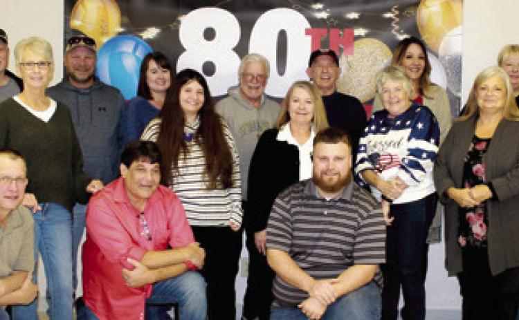 Family and friends gathered recently to honor Dick Glasgow on his 80th birthday.