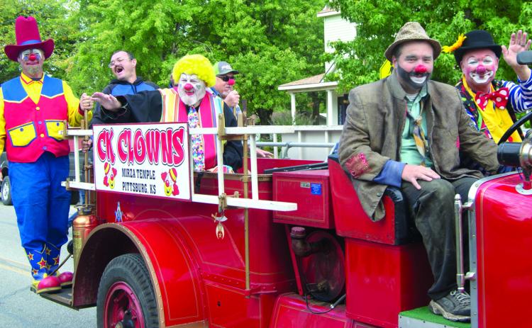 Children of all ages will surely enjoy the antics of the Mirza Clowns. Not only will the group be in the Columbus Day Parade Saturday morning, but the will be meandering around the square making balloon art and entertaining the crowd.