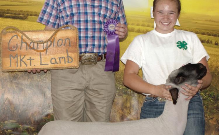 Ribbon winners named in Cherokee County sheep classes