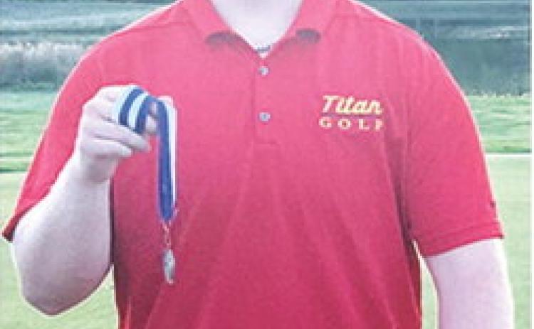 Titan Senior, Kanyen Smith, placed fifth in the St. Mary’s-Colgan Golf Tournament shooting an 84 on the course at Crestwood Country Club in Pittsburg, Tuesday. Courtesy photo.