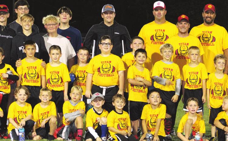 Mini Titan Flag Football teams