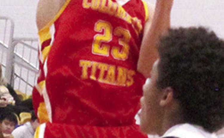 Drake Laurance led the Columbus Titan Eighth Grade Team with 13 point in their 37-42 loss at Riverton, Monday. Columbus will host Riverton at the Central School Gym, Monday, for a rematch,