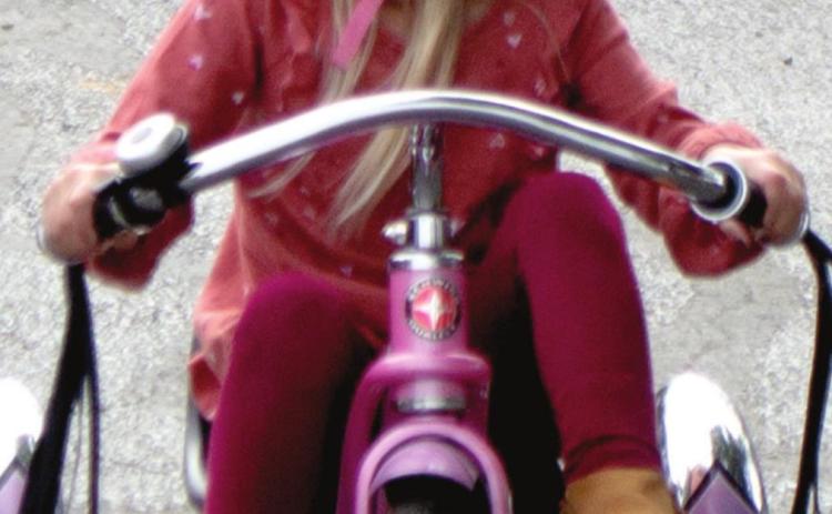 Pre-Kindergarten students ride tricycles for St. Jude