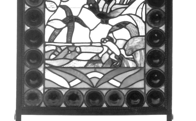 Antique fire screens were decorative as well as functional