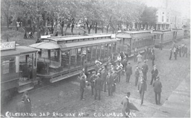 In the early days the Square in Columbus was always a busy place. Passengers waited for the train, bands gathered to perform concerts and people gathered just to visit and learn the latest news. This weekend, the Square will once again be filled with both residents and out of town guests celebrating Columbus Day.