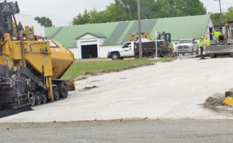 Asphalt paving began in Columbus